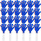 ZCYSRLQIN 24 Pcs Red/White/Blue Hand Clappers 7.5 Inch Noise Makers Plastic Clapping Hands