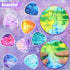 9 7.8 6 Inch(Starry Youyole Pcs Fidget Marble Maze Mat Bulk, Soft Fabric Tactile Sensory Cloth Stress Relief Toys
