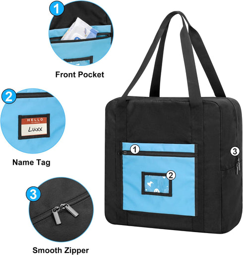 Travel Bag for Infant Booster Seat - Fits Most Standard Seats, Black