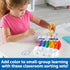 Learning Resources Rainbow Sorting Set - Classroom Edition, 144 Pieces, Ages 3+, Fine Motor Skills, Teacher Supplies