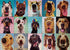 WESEN 1000 Piece Jigsaw Puzzle for Adult & Kid - Festive Holiday Animal Dogs Jigsaw Puzzle Adult for Stress Relief