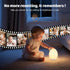 7 Dimming, 1 MediAcous Night Light for Kids, Baby Egg Light for Nursery, Colors Changing & Stepless Soft Silicone Touch