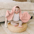 Konssy Muslin Baby Blankets for Girls, 100% Cotton Crib Blanket, Super Soft Lightweight Nursery Blankets 40"x36" (Pink