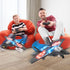 360Flip, 2 (16 Foam RC Airplane Drone for Kids, Remote Control Helicopter, Toy Plane Fighter Jet with LED Light, Auto
