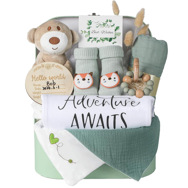 Baby Gift Set Baby Shower Gifts Basket for Newborns New Born Baby