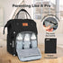 Backpack Backpack KeaBabies Baby Diaper Bag - Large Baby Bag for Boys, Girls, Waterproof Multi Function Travel Diaper
