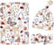 Newborn Swaddle Set with Matching Headband Hat and Bow Set Floral Baby