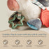 0 Itzy Ritzy Link & Love Toy for Stroller or Car Seat Features Textured Ribbons, Crinkle Sounds, Clinking Rings