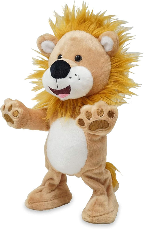 Cuddle Barn Let Loose Lenny - 14 Inches Animated Musical Groovy Lion Stuffed Animal Plush Toy