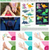 12 Sets 3-in-1 Set 36 Easter Basket Stuffer - Dinosaur Building with Prefilled Eggs for Easter Party Favors & Egg Hunt
