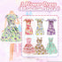 25 PCS Doll Clothes for 11.5 Inch Girl Doll, Including 3 Flower Dresses, 2 Sequin Dresses, 3 Casual Wear