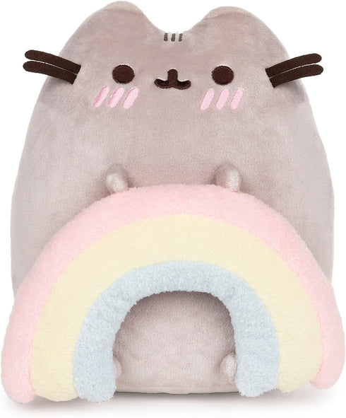 GUND Pusheen Stuffed Animal with Rainbow Plush - 9.5” for Ages 8 and Up