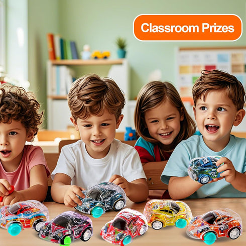 100 Pcs Mini Pull Back Cars, Small Cars for Toddlers, Easter Basket Stuffers, Treasure Box Toys for Classroom Prizes