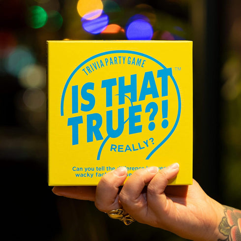 Hygge Games is That True?! – Trivia Party Game, Can You Tell the Difference Between Wacky Fact and Fiction?
