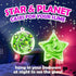 812, Set Original Stationery Galaxy Slime Kit for Kids Ages DIY Space Slime with Glow-in-The-Dark Stickers & Galactic