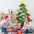 Max Fun DIY Felt Christmas Tree Set, 3.2Ft with 41 Ornaments for Kids Toddlers Home Wall Hanging Christmas Craft Kits