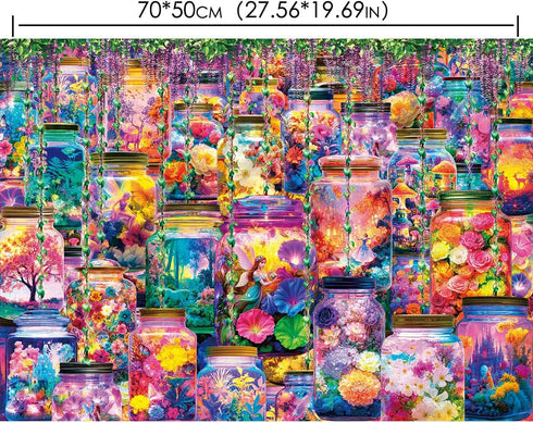 1000 1000 1000-Fantasy HUADADA Puzzles for Adults Pieces,Challenging Game Toys, Puzzles Pieces,Impossible Puzzle