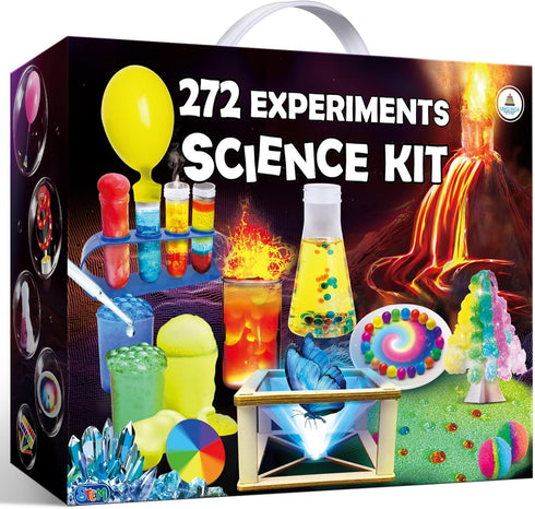 UNGLINGA 272 Experiments Science Kit for Kids, Chemistry Set, S.T.E.M Toys Boys