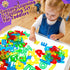 67 Set Counting 3+ Pcs Plastic Practice Transparent Letters and Numbers Include Uppercase Letters Lowercase Letters