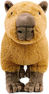 Capybara Plush Toy - Lifelike Rodent 13” Capybara Stuffed Animals, Soft Wild Animals Crawling Capybara Unique Plushie Toys Model Dolls Collection for Kids