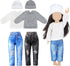 Bencailor 6 Pcs Doll Clothes Doll Accessories Include Sweater Pants Shoes Hat
