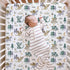 52" 28" HawSkgFub Watercolor Cute Dragon Fairy Tale Fitted Standard Crib Sheet Baby Boy, Cloud Moon Star Dragons Egg