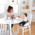 3-Point Ingenuity SmartClean Toddler Booster Seat for Kitchen Chair Lightweight for on-the-go, Easy-Clean, Harness