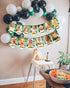 JeVenis Jungle Animals First Birthday Decoration, Wild Safari Banner for Birthday Celebration