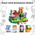 100PCS 3+ Set, Kids1inch GobiDex Magnetic Blocks Building Toys for Years Old Girls Boys, Game-Based Build MagWonder
