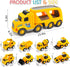 9 1 3 4 5 6 3 4 5 6 Veslier in Construction Truck Toys for Ages Years Old,Vehicles with Sounds and Lights in Carrier