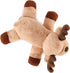 Adorable 13" Caribou Furry Reindeer Elk Moose Plush Toy for Kids, Super Soft Brown