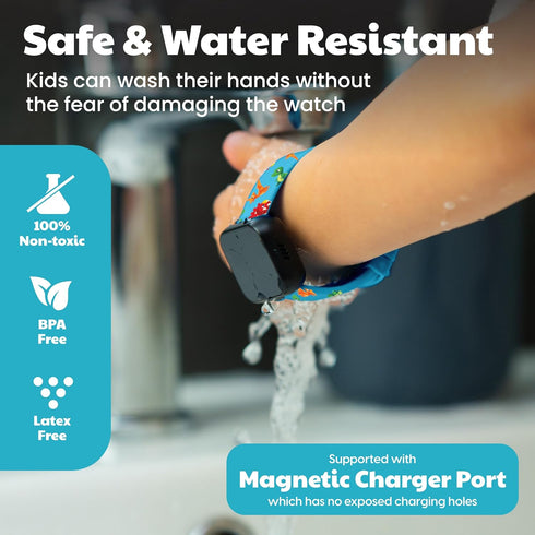 Potty Training Watch & Board Book for Kids A Water Resistant Potty Reminder Device for Boys & Girls - Train Your