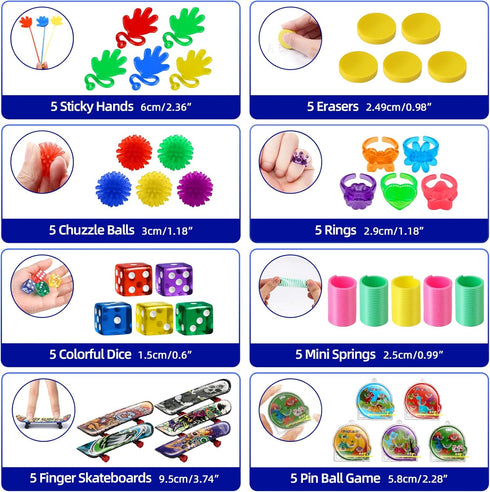 Amy&Benton 1000pcs Party Favors for Kids 3-12, Goodie Bags Stuffers, Pinata Fillers, Classroom Prizes