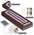 16'' Set 3-Track 2 9 VAMSLOVE Cribbage Board Game Wooden Scoreboard with Large Slots for Storing Playing Cards