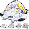 Baby Gym Play Mat, 8-in-1 Tummy Time Mat & Activity Gym, Washable