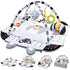 Baby Gym Play Mat, 8-in-1 Tummy Time Mat & Activity Gym, Washable