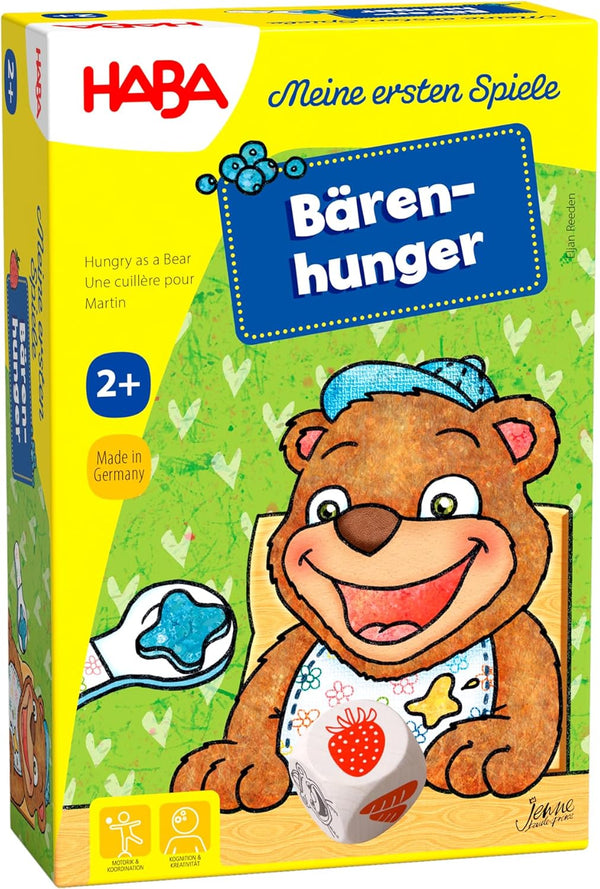 HABA My Very First Games - Hungry as a Bear - A Memory & Dexterity Game for Ages 2 and Up