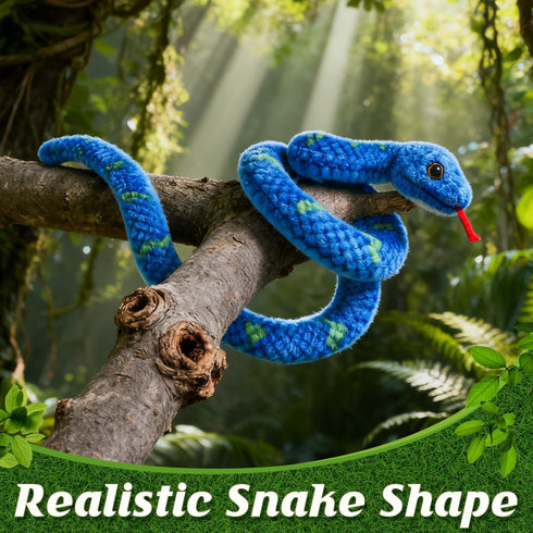 MGZTTHW 27 Snake Plush, Stuffed Snake Animal, in Small Toy Snakes for Kids, Giant Stuffed Animals, Lifelike Plush Snake