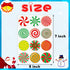 Christmas Stickers 32 Sheets with Snowman, Reindeer, Santa Claus, Kids Decals for Toys Gifts Crafts Decorations