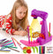 imireux Kids Drawing Projector Table, Light Up Trace and Draw Art Board with