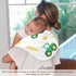 Mazeann 2 Pack Fall Farm Tractor Burp Cloths Baby Boys Girls Absorbent Soft Cotton Burping Cloths Rags