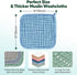 MIGIOL 100% 12x12 inches. 6 Baby Washcloths Cotton Size is Lightweight, Portable, and Ideal for use at Home or on The
