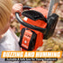 Play-Act 3+, Mighty Force Chainsaw Toy for Toddlers - Realistic Lights, Sounds & Spinning Action, Safe Design