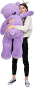 MorisMos Giant Teddy Bear Stuffed Animals, Purple Plush Toy for Kids, 47 Inches