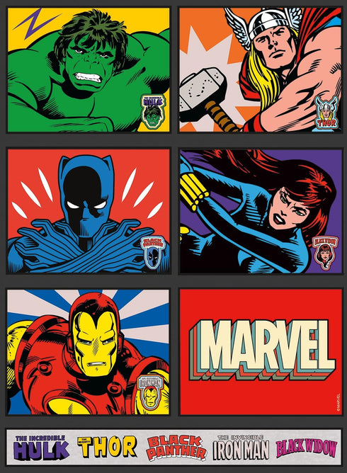 Buffalo Games - Marvel - Avengers - 100 Piece Jigsaw Puzzle for Families, Perfect for Game Nights, 15.00 x 11.00