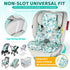 Orzbow Car Seat Cooler Pad for Toddler, Reversible Stroller Cooling Liner, Universal Baby Gel Cushion, Green