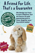 7 inches Living Nature Brown Sitting Lop Eared Rabbit Stuffed Animal | Fluffy Rabbit Animal | Soft Toy for Kids |