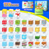 110PCS 1" 4-8 8-12 3+, Coodoo Magnetic Blocks - Magnetic Building Blocks Sensory Toys for Kids Ages Magnet Tiles STEM