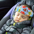 Luckyiren Head Support for Baby Car Seat, Straps with Pillow Support Band, Neck Relief Headrest for Stroller, Slumber
