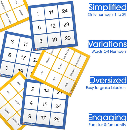 Keeping Busy Bingo Dementia Activities for Seniors | Cards, Chips & 6 Board Set for Elderly Games